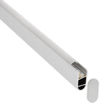 Kit que incluye perfil de aluminio HOME, cubierta opal y tapas laterales. Para proteger y ocultar las tiras led, lo que permite realizar instalaciones profesionales, limpias y con estilo.