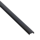 Difusor de color negro fabricado con un compuesto especial que permite transmitir luz led.