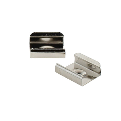 Clip montaje tira led para sujetar los perfiles led a cualquier superficie.