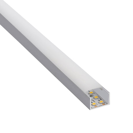 Perfil de aluminio para proteger las tiras led, lo que permite realizar instalaciones profesionales, limpias y con estilo.