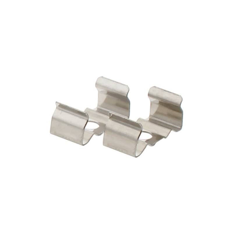 Clip montaje tira led para sujetar los perfiles KOR a cualquier superficie.