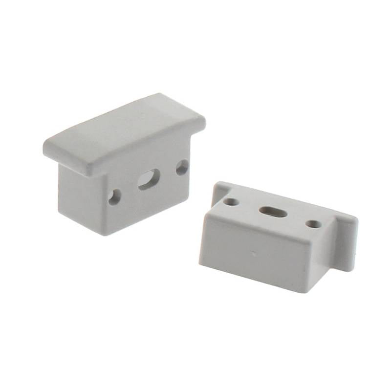 Kit que incluye las tapas de cierre derecha e izquierda del perfil led KOR IN.