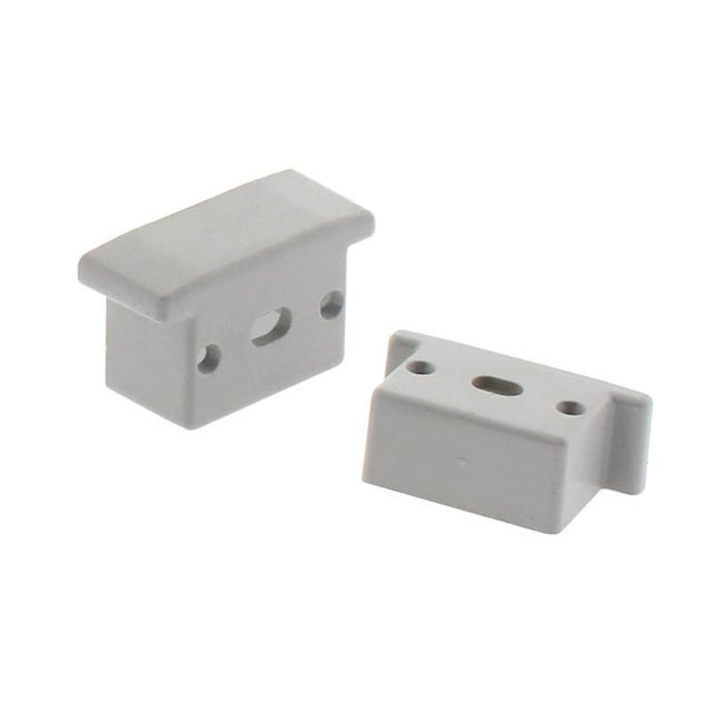 Kit que incluye las tapas de cierre derecha e izquierda del perfil led KOR IN.