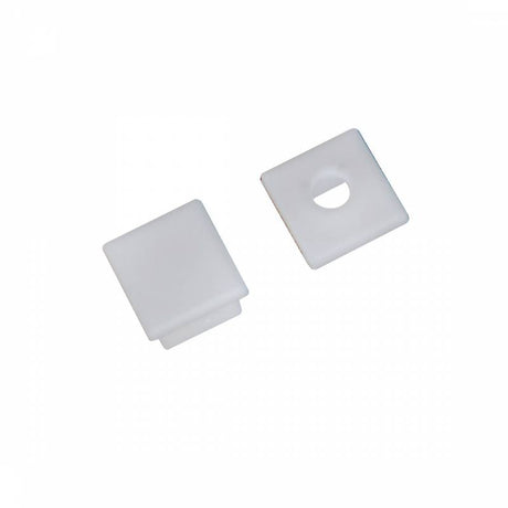 Kit que incluye las tapas de cierre derecha e izquierda del perfil led CUB.