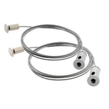 Set de 2 cables de suspensión para perfiles PROLUX, KORK, ALKAL SUSPEND, VART SUSPEND, ZAK, GREC.