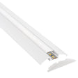 Kit que incluye perfil de aluminio, cubierta opal y tapas laterales. Para proteger y ocultar las tiras led, lo que permite realizar instalaciones profesionales, limpias y con estilo.