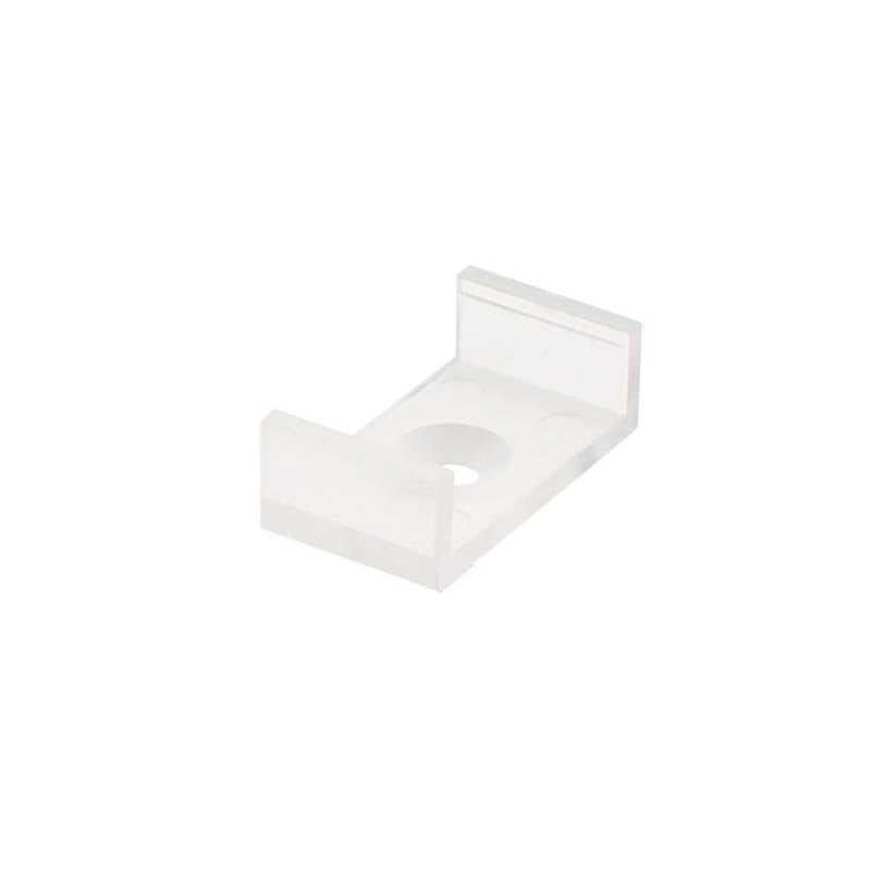 Clip de plástico para montaje para sujetar la tira led WALL WHASER  a cualquier superficie. 1 unidad