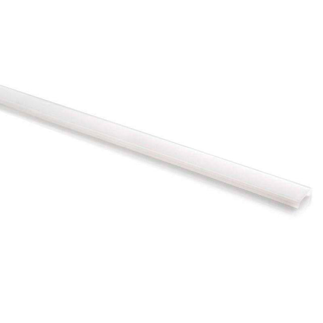 Cubierta de plástico para instalaciones personalizadas de tiras led. Permite realizar instalaciones profesionales, limpias y con estilo.