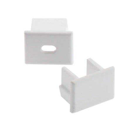 Kit que incluye las tapas de cierre derecha e izquierda del perfil led Cambel.