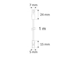 Cable con conectores rápidos 2 Pin, 1m