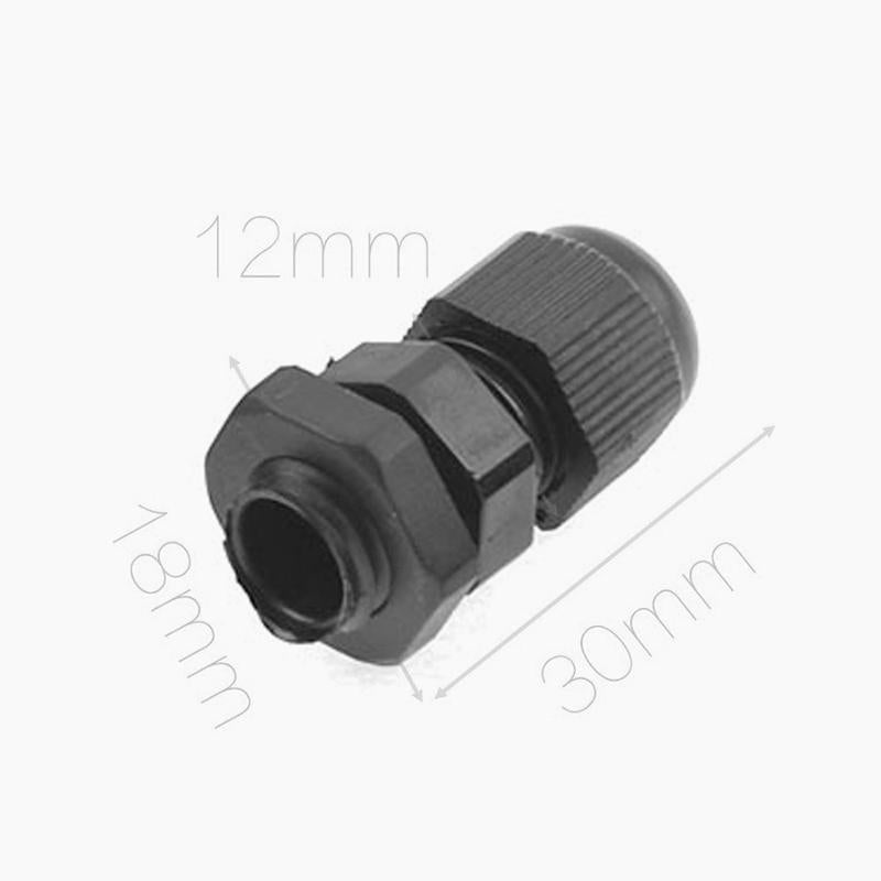 Pasador de cable PG 9, negro