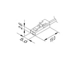 Conector rápido Macho 2 Pin con cable 2m