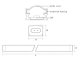Barras led especialmente concebidas para su instalación en lineales de alimentación para ofrecer una iluminación adecuada para crear una atmósfera que anima a los clientes a comprar y muestra la mejor cara de los productos. En los expositores de pescadería, la luz blanca fría reflejada en el hielo picado crea una sugerente sensación de "recién pescado".