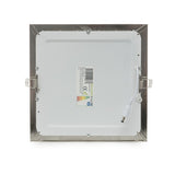 Placa de LEDs Cuadrada 225x225mm 18W 1300Lm 50.000H Niquel Satinado