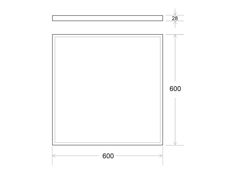 Pack de 5 paneles LED de superficie Backlight que ofrece 5 años de garantía contra el amarillamiento del panel led. Con chip led OSRAM Chip DURIS E 2835 de alta potencia con una altura de solo 28mm y Driver led con certificado TUV. Marco en color blanco para una mejor integración en la decoración. Ahorro de hasta un 70%. Alta luminosidad, proyección de la luz de forma uniforme, no cansa la vista. CRI80 y UGR<20