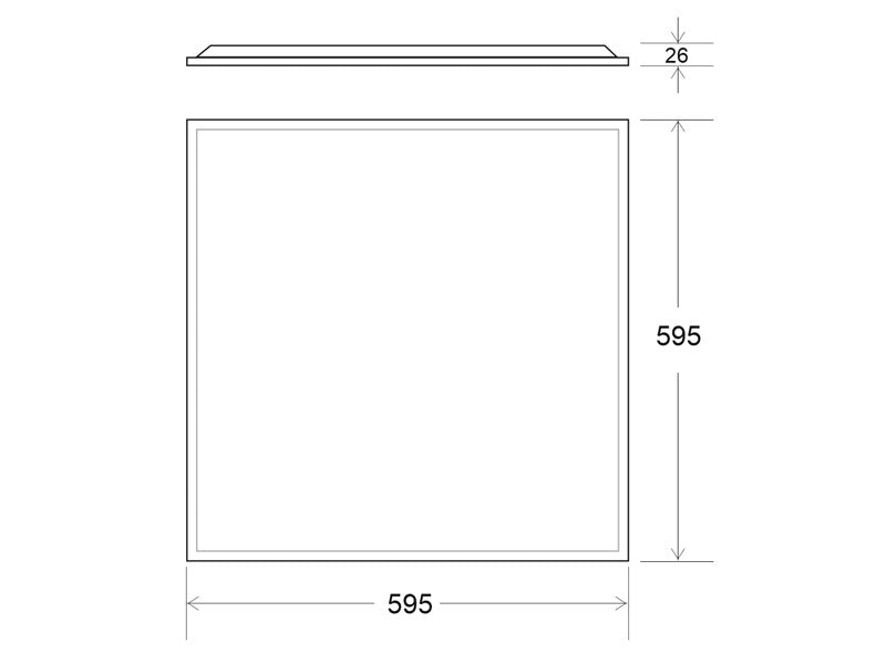 Pack 10 x Paneles Led Backlight de alta luminosidad. Ofrece 5 años de garantía contra el amarillamiento del panel led. Con driver led Certadrive para un panel de máxima calidad, ideal para las instalaciones más exigentes. Marco en color blanco para una mejor integración en la decoración. Certificación ENEC 05