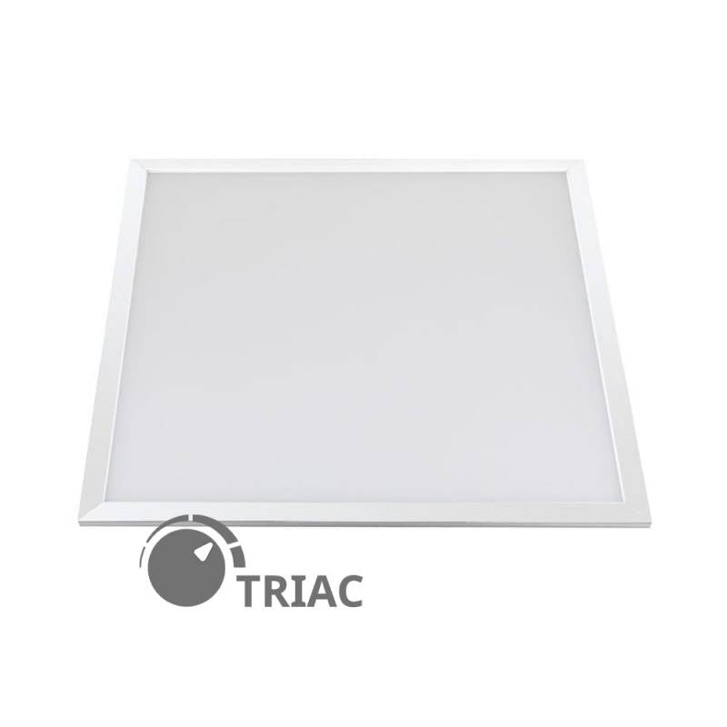 Panel LED de alta luminosidad de máxima calidad con driver led TRIAC regulable. Iluminación backlight que asegura que el panel led no amarillee con el tiempo de uso. ideal para las instalaciones más exigentes. Marco en color blanco para una mejor integración en la decoración. Certificación ENEC 05