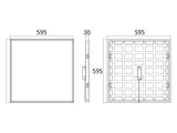 Pack de 2 Paneles Led de alta luminosidad de máxima calidad con driver PHILIPS para un panel con Iluminación backlight que asegura que el panel led no amarillee con el tiempo de uso. ideal para las instalaciones más exigentes. Marco SLIM con un ancho de solo 15mm y 1mm de alto, en color blanco para una mejor integración en la decoración. UGR<19 para un mayor confort visual. Su bajo índice de deslumbramiento incide en un aumento en la concentración, mayor rendimiento laboral y en la capacidad de estudio. Cer