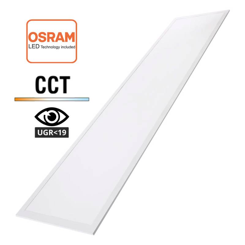 Panel LED de máxima calidad con chip led OSRAM de alta luminosidad. Con driver led regulable para seleccionar la potencia deseada 48W-40W-36W ó 24W. Y color de luz seleccionable 3000K-4000K-5000K-5700K. Iluminación backlight que asegura que el panel led no amarillee con el tiempo de uso. ideal para las instalaciones más exigentes. Marco en color blanco para una mejor integración en la decoración. UGR<19 para un mayor confort visual. Su bajo índice de deslumbramiento incide en un aumento en la concentración,