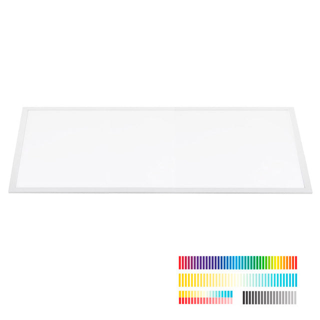 Panel led que ofrece todas las posibilidades de luz en una única luminaria, desde blanco cálido, neutro y frío (desde 2700K hasta 6500K), hasta RGB fácilmente configurable. Necesita fuente de alimentación, controlador y mando a distancia RF (no incluido). Con un único mando puede controlar varios paneles led y crear un ambiente de luz distinto para cada necesidad.