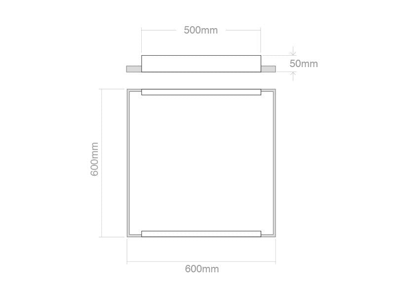 Herrajes de acero inoxidable especialmente diseñados para la instalación de paneles led en superficie. Instalación rápida y sencilla para todo tipo de techos.