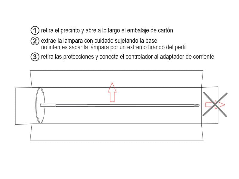 Nuevo modelo mejorado de la popular LUMO con más potencia de luminosidad, perfil con disipador de calor y cubierta opal. Luminaria exclusiva para crear ambientes únicos en cualquier lugar. Incluye mando a distancia IR para apagar/encender, seleccionar color, controlar la intensidad y efectos de la luz. Incluye la nueva tira led profesional SAMSUNG SMD3535 de alta potencia RGB con 180led que generan una línea contínua de luz.