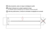 Nuevo modelo mejorado de la popular LUMO con más potencia de luminosidad, perfil con disipador de calor y cubierta opal. Luminaria exclusiva para crear ambientes únicos en cualquier lugar. Incluye mando a distancia IR para apagar/encender, seleccionar color, controlar la intensidad y efectos de la luz. Incluye la nueva tira led profesional SAMSUNG SMD3535 de alta potencia RGB con 180led que generan una línea contínua de luz.