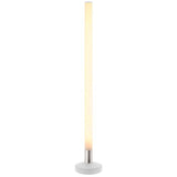 La lámpara de pié Baround es una columna de luz con en base de acero lacado color blanco y cubierta circular opal con una potente luminosidad regulable con el mando a distancia incluido. Luminaria exclusiva para crear ambientes únicos en cualquier lugar. Incluye mando a distancia RF para apagar/encender, controlar la intensidad y efectos de la luz.