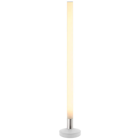 Columna de luz con base en acero y cubierta circular opal con una potente luminosidad regulable con el mando a distancia incluido. Luminaria exclusiva para crear ambientes únicos en cualquier lugar. Incluye mando a distancia RF para apagar/encender, controlar la intensidad y efectos de la luz.