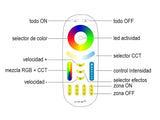 Columna de luz con en base de acero y cubierta circular opal con una potente luminosidad regulable con el mando a distancia incluido. Luminaria exclusiva para crear ambientes únicos en cualquier lugar. Incluye mando a distancia RF para apagar/encender, controlar el color de luz , la intensidad y efectos de la luz. Color RGB + blanco dual (3000K-6000K)