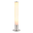 Columna de luz con en base de acero y cubierta circular opal con una potente luminosidad regulable con el mando a distancia incluido. Luminaria exclusiva para crear ambientes únicos en cualquier lugar. Incluye mando a distancia RF para apagar/encender, controlar la intensidad y efectos de la luz.