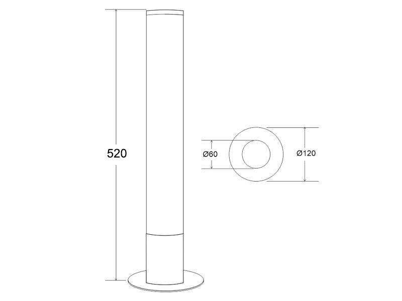 Columna de luz con en base de acero y cubierta circular opal con una potente luminosidad regulable con el mando a distancia incluido. Luminaria exclusiva para crear ambientes únicos en cualquier lugar. Incluye mando a distancia RF para apagar/encender, controlar la intensidad y efectos de la luz.