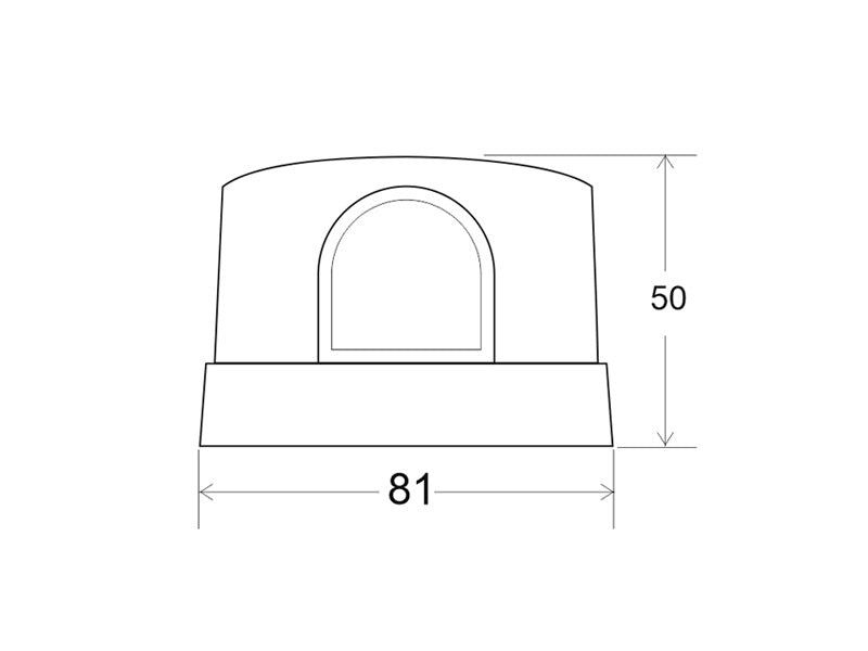 Sensor crepuscular para exteriores con protección IP67. Permite el encendido / apagado de luminarias en función de la luz ambiente. Soporta una carga de hasta 1000W.