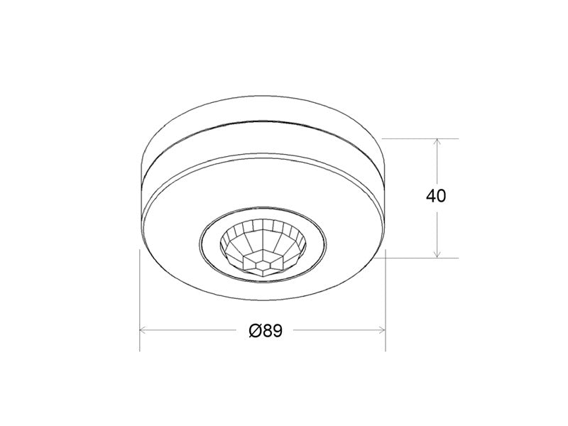 Sensor de movimiento y luminosidad de superficie de diseño extra plano. Dispone de una innovadora tecnología de detección con sistema IR. Soporta una carga de 1200W (incandescente) y 300W (led). Con reguladores de tiempo, sensibilidad y luminosidad. Regulable en tiempo y luminosidad, con detector crepuscular e incorpora un temportizador de mínimo 5 segundos hasta 7 minutos. Rango de detección 360º y una distancia de 6m.