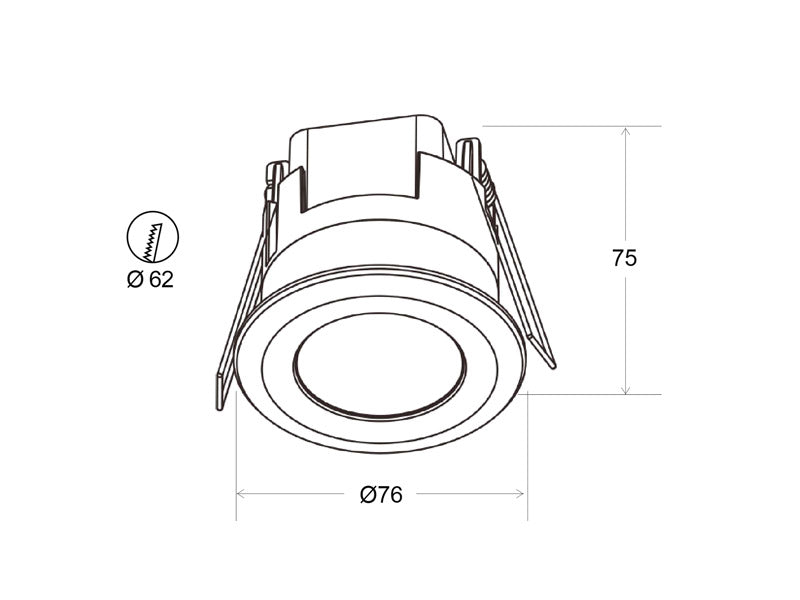 Sensor de movimiento y luminosidad empotrado de diseño extra plano. Dispone de una innovadora tecnología de detección con sistema IR. Soporta una carga de 1200W (incandescente) y 300W (led). Con reguladores de tiempo, sensibilidad y luminosidad. Regulable en tiempo y luminosidad, con detector crepuscular e incorpora un temportizador de mínimo 5 segundos hasta 7 minutos. Rango de detección 360º y una distancia de 6m.