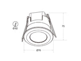 Sensor de movimiento y luminosidad empotrado de diseño extra plano. Dispone de una innovadora tecnología de detección con sistema IR. Soporta una carga de 1200W (incandescente) y 300W (led). Con reguladores de tiempo, sensibilidad y luminosidad. Regulable en tiempo y luminosidad, con detector crepuscular e incorpora un temportizador de mínimo 5 segundos hasta 7 minutos. Rango de detección 360º y una distancia de 6m.