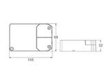 LED DRIVER de PHILIPS. Corriente Constante con certificación TUV especialmente diseñado para la alimentación de paneles y luminarias led, proporciona una gran economía y eficiencia.