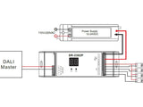 LED DRIVER de Corriente Constante (CC) con control DALI. Con 1 señal DALI para 4 canales - 4x(4.2-12.6)W.