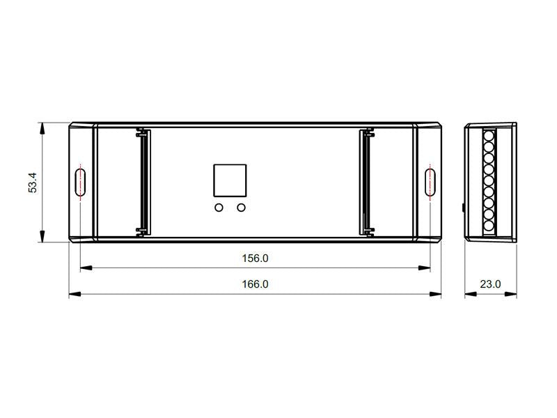 LED DRIVER de Corriente Constante (CC) con control DALI. Con 1 señal DALI para 4 canales - 4x(4.2-12.6)W.