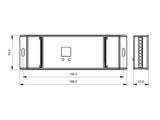 LED DRIVER de Corriente Constante (CC) con control DALI. Con 1 señal DALI para 4 canales - 4x(4.2-12.6)W.