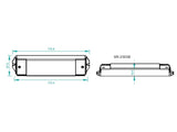 LED DRIVER con control DALI 1 canal especialmente diseñado para focos led (proyectores led, luminarias led de farolas, campanas industriales y similares) proporciona una gran economía y eficiencia.