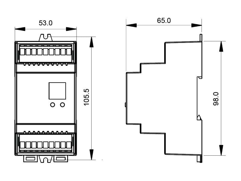 LED DRIVER con control DALI 4 canales especialmente diseñado para focos led (proyectores led, luminarias led de farolas, campanas industriales y similares) proporciona una gran economía y eficiencia.