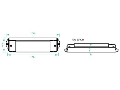 LED DRIVER de Corriente Constante (CC) con control DALI. Con 1 señal DALI para 4 canales sincronizados - 4x(4.2-12.6)W.