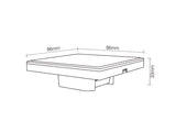 Panel táctil DALI para el control de tiras led CCT (blanco dual 2700K-6500K). Controla el encendido/apagado y regulación de intensidad y color de luz de hasta 4 grupos o zonas diferentes de forma individual o conjunta. Soporta modo de dirección única, modo de grupos y broadcast.