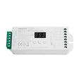 Módulo DALI para el control de tiras led o luminarias led DC12/24V. Control DALI con funciones de regulación y selección de color de tiras MONO, CCT, RGB, RGBW, RGB+CCT mediante Master o panel táctil. Incluye display para facilitar la configuación. Soporta Push dimming.
