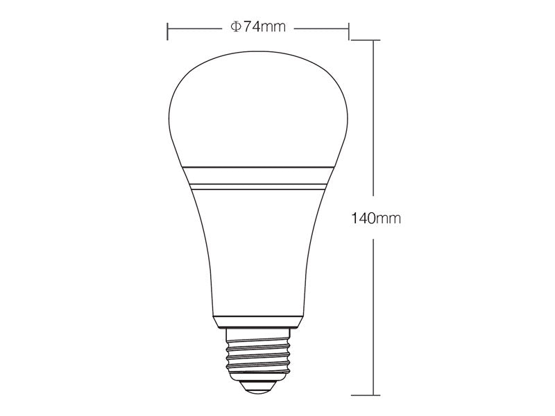 Bombilla inteligente compatible con el standar Zigbee 3.0 que proporciona a los usuarios un control fácil y sencillo de todas sus funiones. Fácil instalación y conectividad ZigBee. Selección entre blanco cálido, neutro o frío, color RGB, o color RGB + blanco.