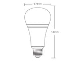 Bombilla inteligente compatible con el standar Zigbee 3.0 que proporciona a los usuarios un control fácil y sencillo de todas sus funiones. Fácil instalación y conectividad ZigBee. Selección entre blanco cálido, neutro o frío, color RGB, o color RGB + blanco.