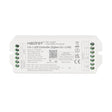 Controlador compatible con el standar Zigbee 3.0 + 2.4G RF 2 en 1, para tiras monocolor y CCT blanco dual. Proporciona a los usuarios un control inteligente de las tiras led monocolor conectadas. Fácil instalación y conectividad ZigBee. Control por ZigBee 3 + 2.4G RF + Philips Hue + APP Tuya + Amazon Alexa + Google Home + IKEA TRADFRI
