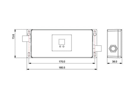 LED DRIVER de Corriente Constante (CC) con control DALI. Con 1 señal DALI para 4 canales - 4x(8,4-25,2)W. Con grado de protección IP67.