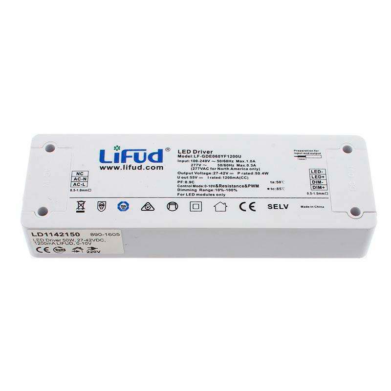 LED DRIVER de Corriente Constante y entrada de control 1-10V especialmente diseñado para la regulación de focos led (proyectores led, luminarias led de farolas, campanas industriales y similares) proporciona una gran economía y eficiencia.